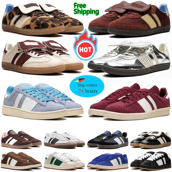 Frete grátis com sapatos de designer de caixas sapatos casuais veganos para homens treinadores de designers nuvem core core preto goma verde goma externa esportes planos sneake