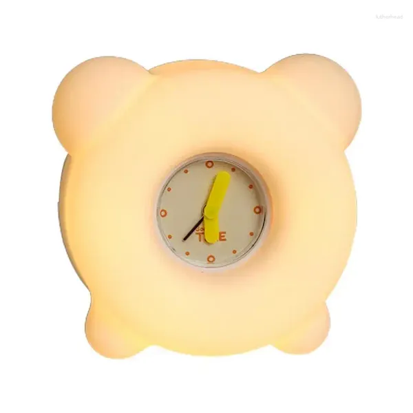 Luzes noturnas Ajuste ajustável Pat Pat Rechargable Lamp despertador portátil para decoração de casa multifuncional