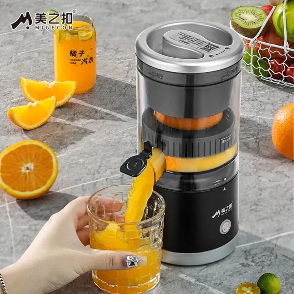 Juicers Mächtige und ruhige Saftmaschine mit geneigter Rutsche und EasyToclean Design Juicer Machine 220V