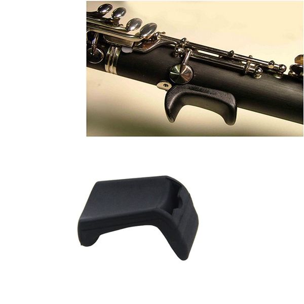 1 peça Black oboe clarinete polegar de dedão ergonômico Acessórios de clarinete de oboé acessórios musicais fagote