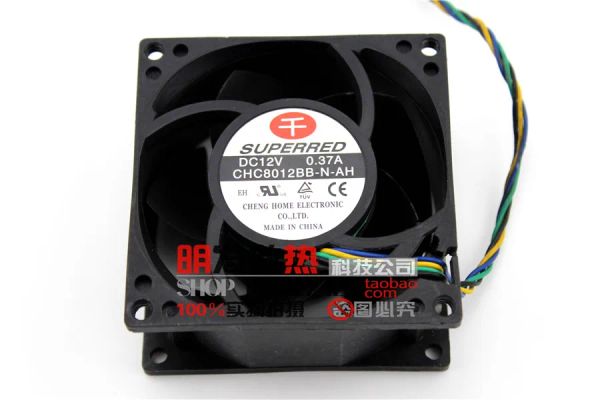 Raffreddamento 80388cm 12V0.37A CHC8012BBNAH 41R6042 4PIN PWM Server Fan