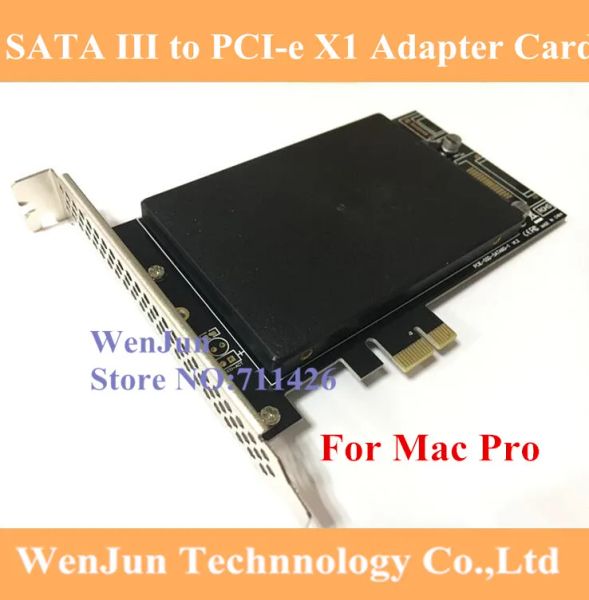 Karten bootfähige Supergeschwindigkeit PCI Express Sata III SSD -Adapter mit SATA III -Port für Mac Pro 3.15.1 / OSX 10.810.14.5 und neu