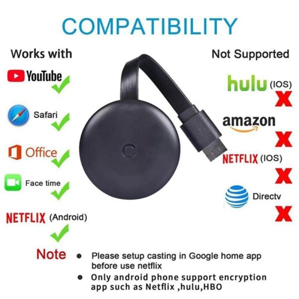 Kutu 2.4G Kablosuz WiFi Ekran Dongle Ekran Yansıtma 1080p HD TV G12 TV Çubuğu Chromecast 4K HD HD HDMICompatible Media Player