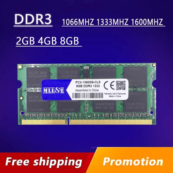 RAMS VENDA RAM 2GB 4GB 8GB DDR3 1066 1333 1600 1600MHZ 1333MHZ 1066MHz SODIMM DDR3L DDR3 4GB MEMORIA DE MEMORIA SDRAM PARA Laptop Notebook