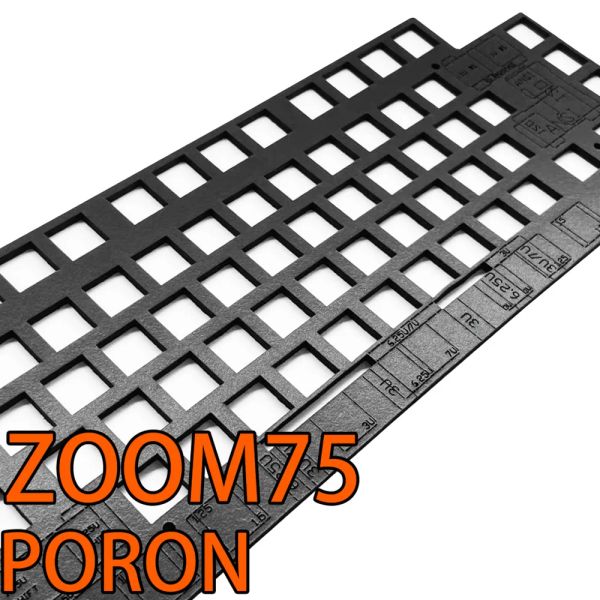 Accessori 3,6 mm Pmide Poron Poron da 2,5 mm Film Bottom Pulmine da 0,5 mm Ixpe Swich Pad per zoom75 Kit da gioco meccanico Kit fai da te Mute Foam