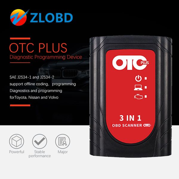 OTC Plus 3 in 1 Strumenti diagnostici Techstream Consultare 3 Plus OTC Scanner Fornissan /Tyota /Volvo Vida Dice OBD Scanner GTS con HDD