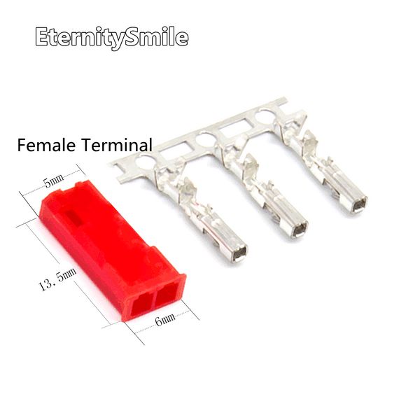 2.5mm JST SYP 2P Kadın Erkek Kırmızı Tapa Konut Kıç Terminal Konnektör Kiti JST-SYP-2A 240pcs (40SET) RC LIPO Pil için