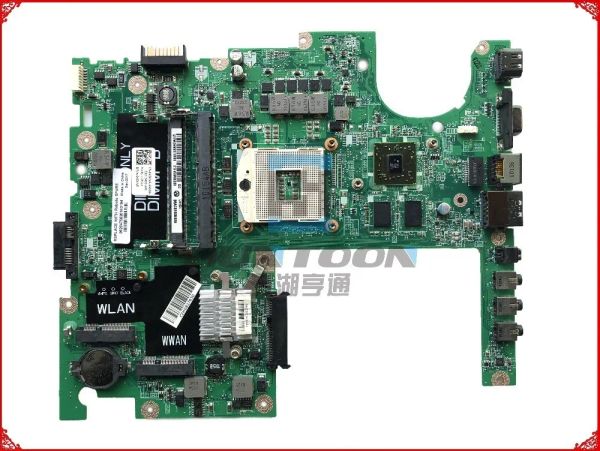 MotherBoard Wholesale DAFM9CMB8C0 PARA DELL ESTUDIO 1558 Laptop Placa -mãe CN04DKNR HM55 PGA989 DDR3 HD5470 1GB I7 CPU 100% totalmente testado