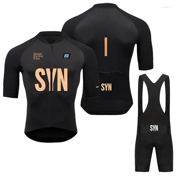 Set da corsa uomini Summer Syn Biehler Cicling Jersey Set traspirante sport mtb bici da bici abito da bici