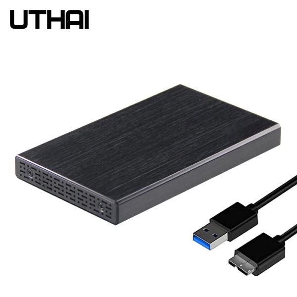 Muhafaza Uthai G14 USB3.0 HDD MOBIE CASE SATA3 SSD Muhafaza Desteği 6 TB harici taşınabilir hardisk