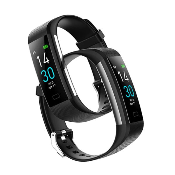 Bileklikler S5 Sport Smart Band Fitness Akıllı Saat Kalp Hızı Monitörü Hava Bandı Su geçirmez Akıllı Fitness Bilezik Erkekler için