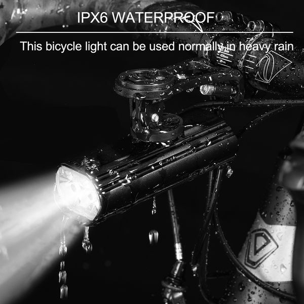 1800 Lumens Bike Light Listing Fury Multifunctional Holder Мощный фонарик USB Зарядка светодиодный велосипед Передний свет Garmin