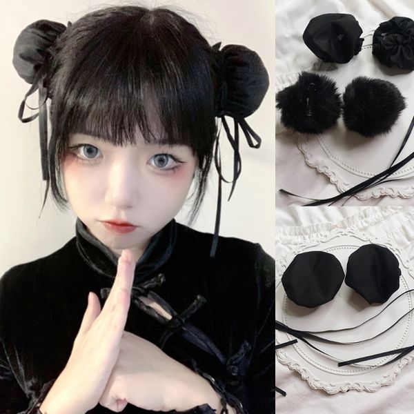 Copri per capelli Copri classici chun li cinese stile antico per donne cosplay fazzolaggio di cosplay lolita