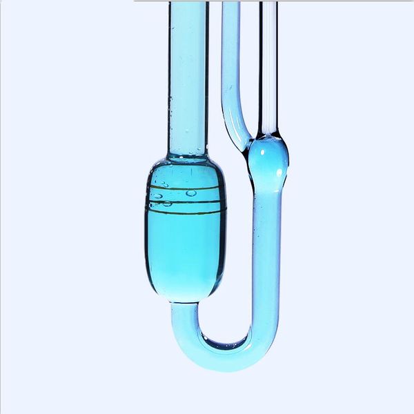 Lab Glass Ubbelohde Viscometer Visomettetri capillari di petrolio Costante da 0,3-0,4 a 1,1-1,2
