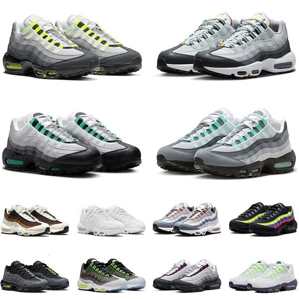 95s 95 scarpe da corsa tripla anatomia bianca nera Aegeo tempesta rosa raggio rosa sequoia stadium stadust rossi uomini addestratori sportivi sneaker sportivi