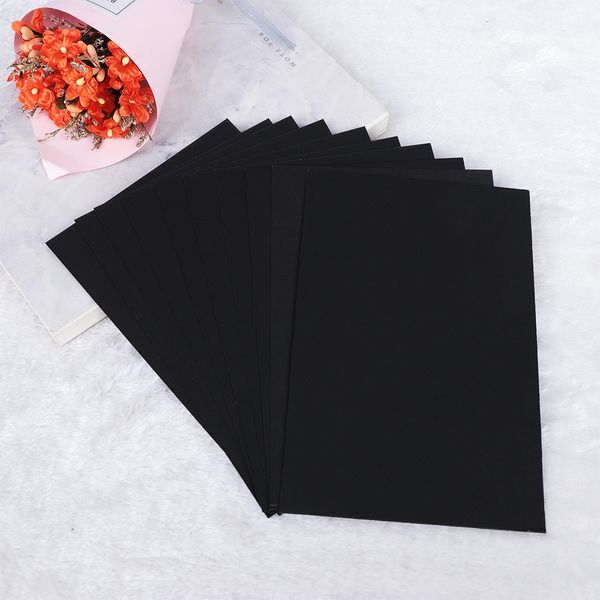 10 PCs/Set leer Kraftpapier Postkarte Handzeichnung DIY Graffiti Retrospect Pack Pack schwarz, braun, weiß leere Grußkarte Handwerk