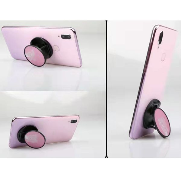 Customized DIY Kawaii Runde niedliche Finger Basis Telefonhalter erweitern Ständer Griff Pocket Sockel falten Mobile für Xiaomi -Telefone