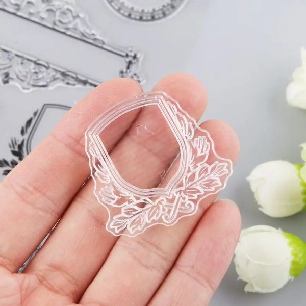 Frame Silicone Clear Seal Carimbo Diy Scrapbooking álbum de fotografia Decorativa de papel artesanato artesanal presente Handmade Gift