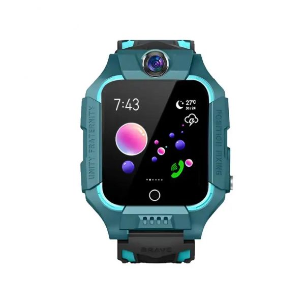 Uhren Q19 2G Network Kids Smart Watch mit SOS Camera Voice Chat Smartwatches Math Game Taschenlampe LBS Tracker SOS THINGLIGKELN Alarm C