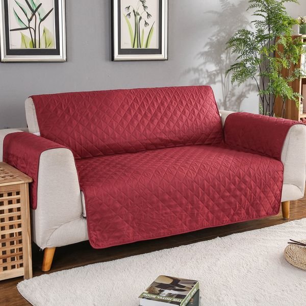 1/2/3 Sitzer Sofa Couch Couch Deckung Haustier Kinder Matten Beschützer grau schwarz wasserdichte reversible Liegesofa für Wohnzimmer