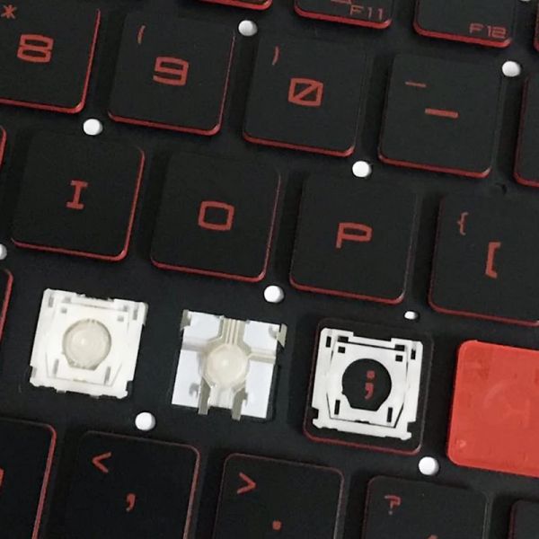 Accessori Sostituzione KeyCap Keycap Cap Cap Scissor Cliphinge per MSI GF66 GF76 GL66 GL76 Tastiera