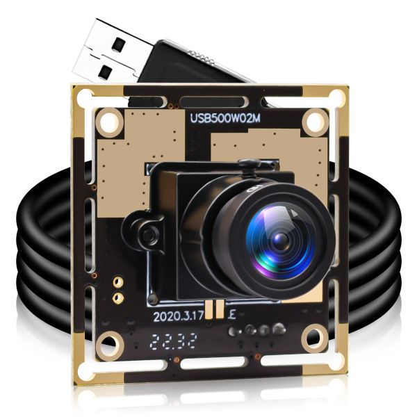 Webcams webcam largo angolo no distorsione 2592*1944 modulo fotocamera USB da 5 MP Visione macchina macchina ov5640 mini telecamera PC USB