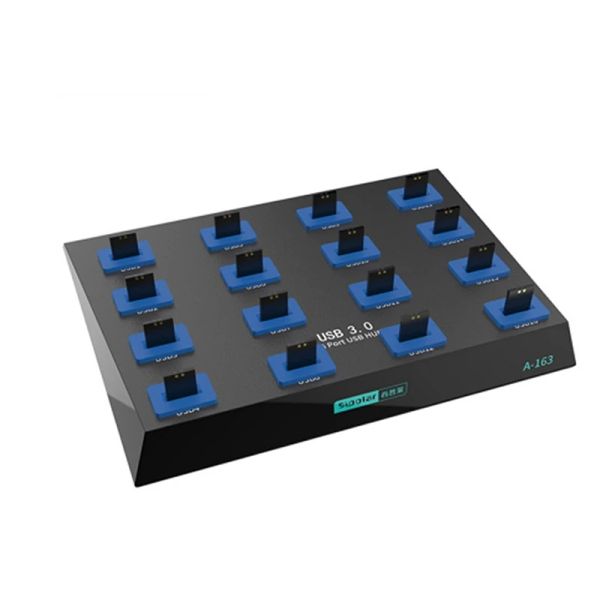 Hubs Sipolar A163 Super Speed 16 Port несколько USB 3.0 DupliCator Hubs для SD TF Card U Yk Disk Copy с бесплатным программным обеспечением для копирования