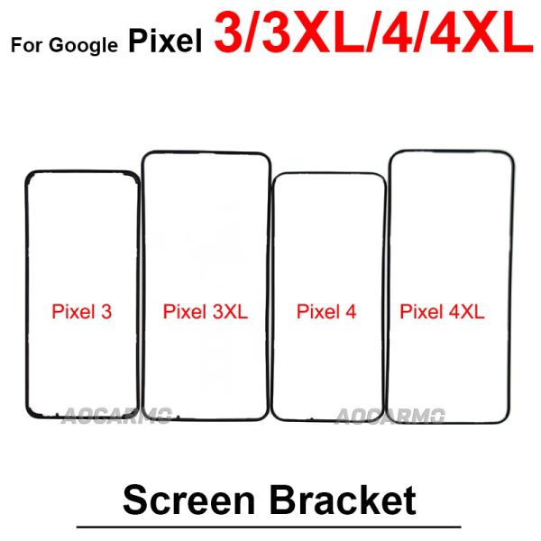 Google Pixel 3 4 XL 3XL 4XL 5 5A 6 Pro Ön Ekran Stand Orta Çerçeve Çerçevesi LCD Ekran Braketi Plastik Hoder Değiştirme