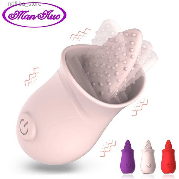 Outros itens de beleza de saúde lambendo vibrador de vibrador G Mini brinquedos adultos de clitóris para mulheres mamilos recarregáveis fêmeas adultas masturbador L410