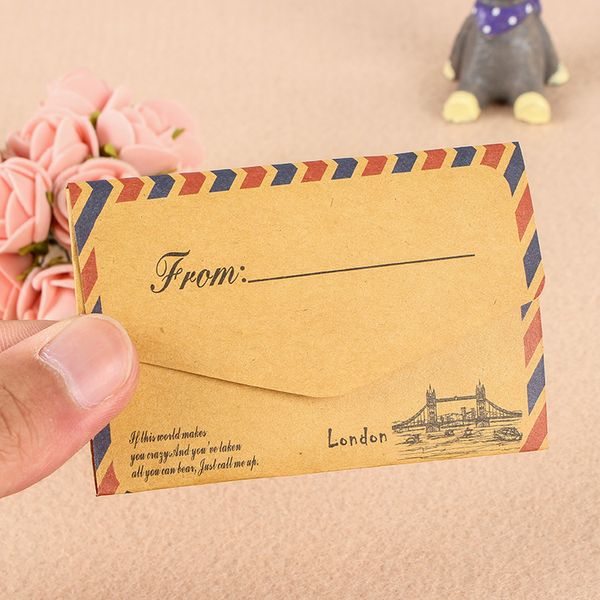 45pcs/box vintage story kraft card