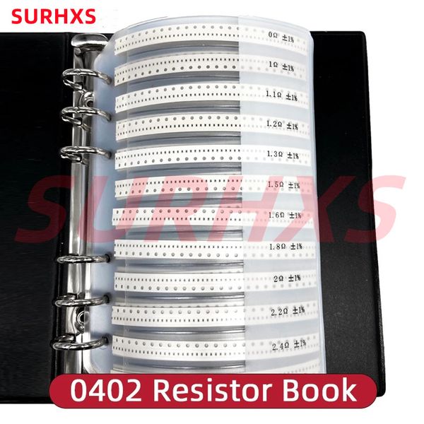 SMD Книжный комплект резисторов 0805 0201 0402 0603 1206 1% SMT Комплект