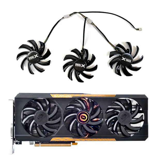 Pedler Yeni 85mm FDC10H12S9C 4PIN R9 290X390390X GPU VGA Soğutucu Fanı Safir R9290X R9 390 8G Nitro R9 390X 8G D5 Soğutma Fanı