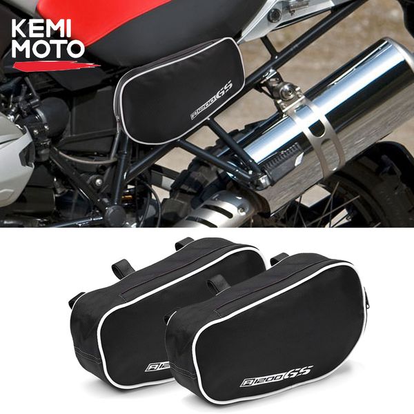 BMW R1200GS için R 1200 GS Macera R 1200gs 2004-2012 Motosiklet Su Geçirmez Torba Onarım Aracı Yerleştirme Çerçevesi Paket Araç Kutusu