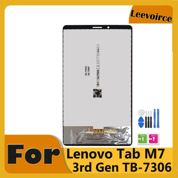 Panels getestet LCD für Lenovo Tab M7 3. Gen TB7306 TB7306F TB7306X TB 7306 LCD -Anzeige -Touchsbildschirm Digitalisierer Assembly Reparatur