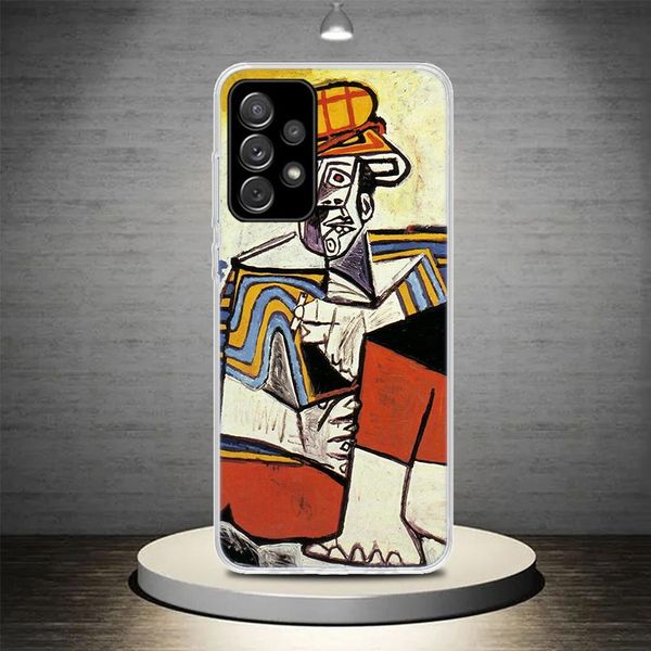 Picasso Abstract Art Painting Case de telefone Fundas para Samsung Galaxy A51 A50S A71 A70 A41 A40 A31 A30S A21S A20E A11 A10S A01 A6