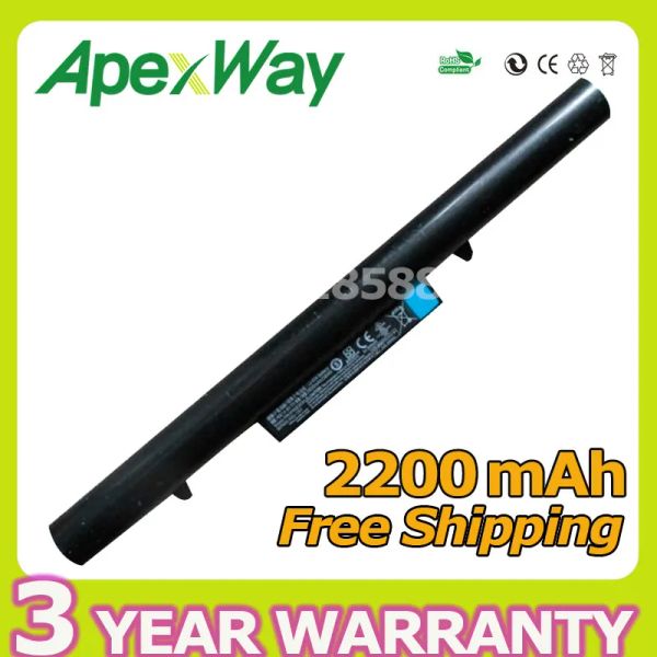 Батареи Apexway 2200MAH Батарея для ноутбука для Hase UN43 UN45 UN47 D2 SC1202 SC1201 Q480SI5 D1 Q480SI7 D2 916T2203H 921600033 CQB924