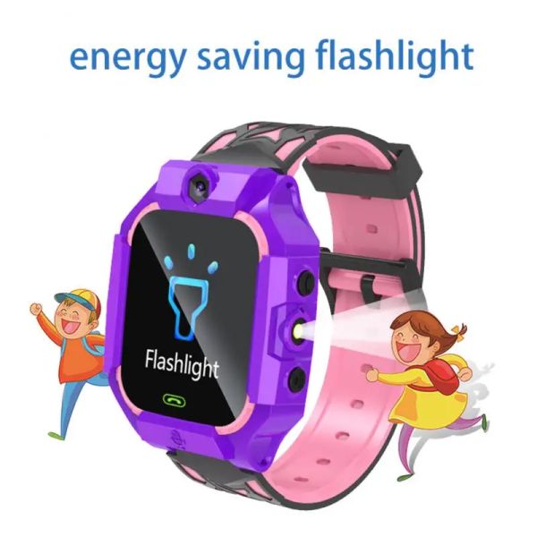 Смотреть Kids Smart Watch SIM -карта SOS CALL PHONE SMART WHATCATCH для детей Смотреть водонепроницаемый подарки на местоположение камеры для мальчиков и девочек