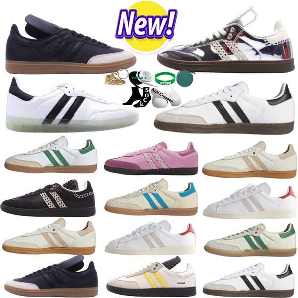 Com sapatos de gabinete de gabinete de goma vegana og de sapatos casuais para homens treinadores nuvem cor núcleo cor núcleo preto bonners colegial goma verde goma externa masculina tênis de esportes esportores