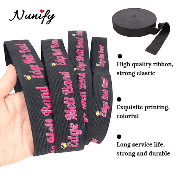 Nunify Hair Edge Band elastisches Band für Perücken zum Legen von Kanten Perückenspitzenband Elastizierte Kante Legeband Schmelzengürtel für Haare mit