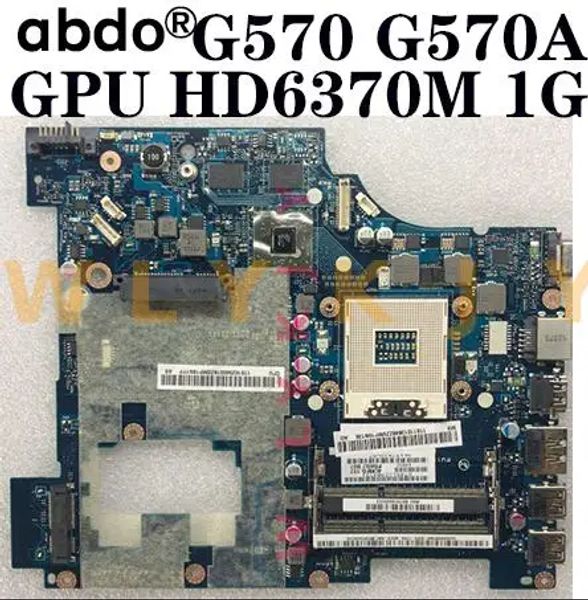 Материнская плата для Lenovo IdeaPad G570 G570A Материнская плата ноутбука.LA6753P Motherboard.hm65 HD6370M 1 ГБ видеокарта 100% полностью протестирована