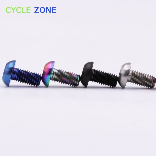 QUALITÀ M5x10mm Bulloni del rotore del freno T25 Torx Titanium Pagni in bicicletta Bike in titanio UltraLight M5*Accessorio per freni da 10 mm Accessorio