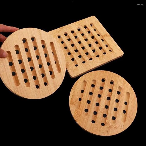 Tischmatten umweltfreundliche Küche nicht rutschfeste hitzebeständige Pfanne Ständer Isolation Matte Taste Trivet-Gerichte Halter