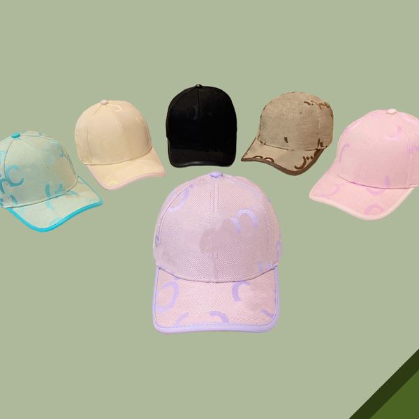 Hat Cap Designer G Baseball Ente Zunge Jacquard Hanf Brokat Sonnenschatten Süßigkeiten mehrfarbige gedruckte Buchstaben Neue Mode Sommer Hochqualität Herren Womens Free Versand