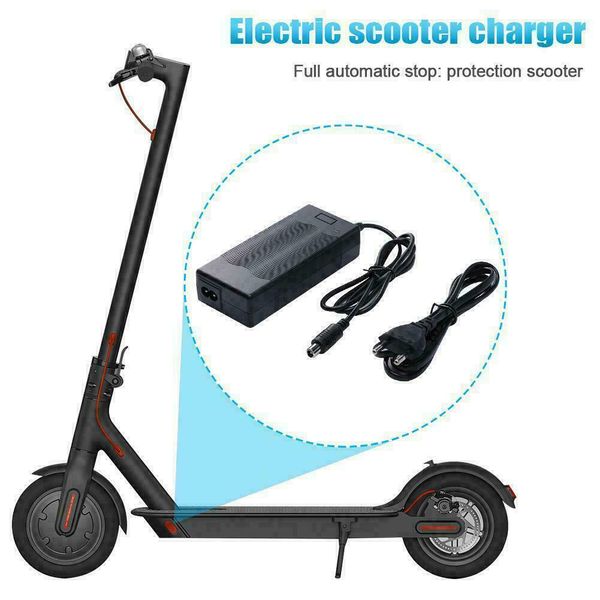 42V 2A Scooter Carregador CARREGADOR Adaptadores de fonte de alimentação Uso para Xiaomi Mijia M365 Scooter elétrico Ninebot Segway Es2/3/3