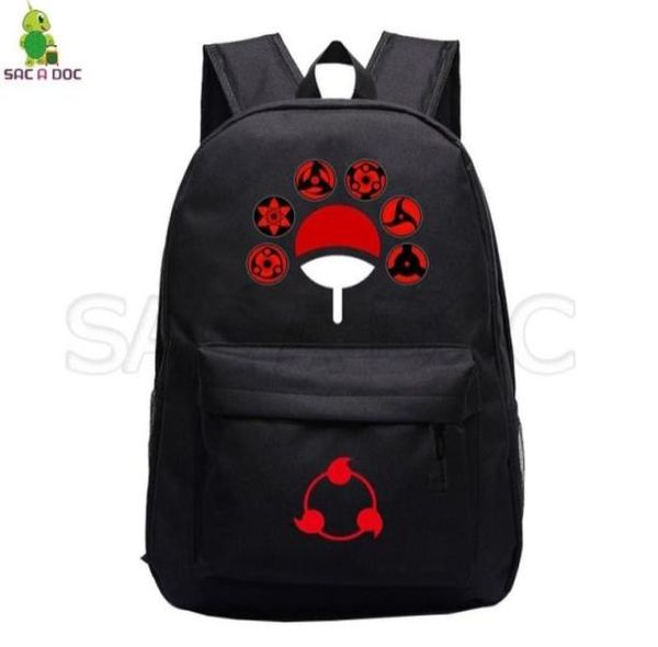 Novo Narutoanime Backpack Bag Backpacks Backpacks Kids Garotos Meninas Bolsa Escola Viagem Laptop Daypack School Satchel Sac A Dos C41900450