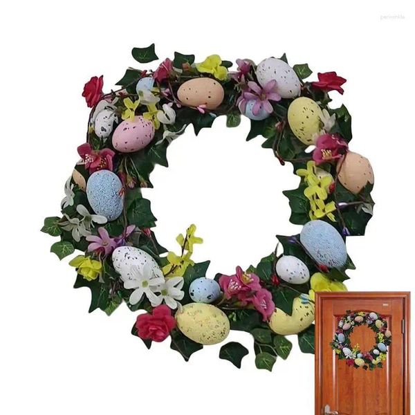Decoração de festa Grinalsa de Páscoa com ovos de espuma de bola de isopor