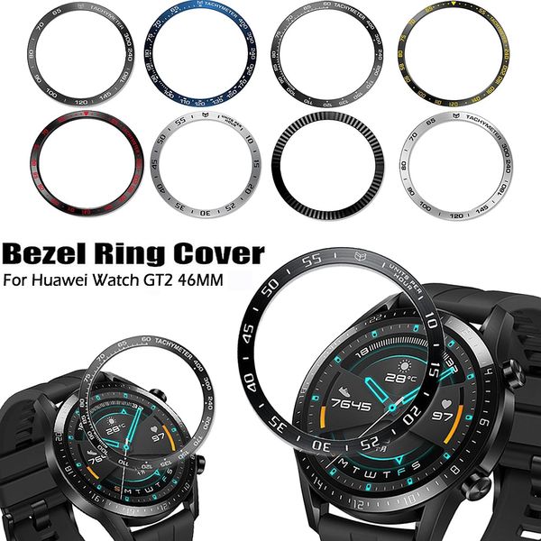 Lünette Ring -Styling -Rahmen für Huawei Watch GT2 46 mm /Samsung Galaxy Watch 46 mm /Ausrüstung S3 Frontier -Gehäuseschutzschutzring