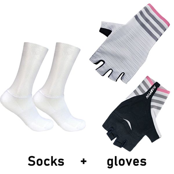 Probikteam Mesh Aero Radsporthandschuhe Socken passen Männer Frauen Sport atmungsaktiven nicht gleitenden Fahrradsocken schockdes Guantes Ciclismo Sport.