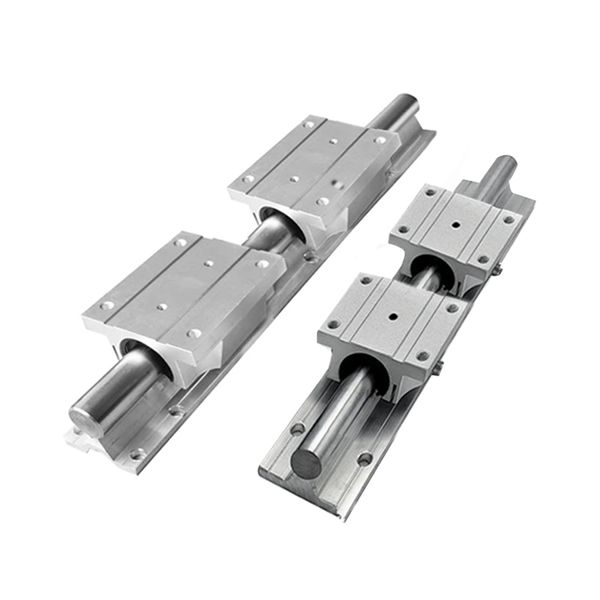 Linear Guide Rail 1PC TBR16 20 25 30 Comprimento 1200-2550mm 1pc/2pcs TBR16-30LUU Rolamento de suporte para suporte de suporte 3D PENTES CNC