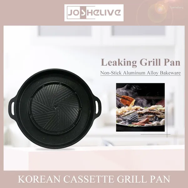 Pans Corean Cassette Grill Pan Высококачественные многофункциональные инструменты для гриля для барбекю Инновационные кемпинги.